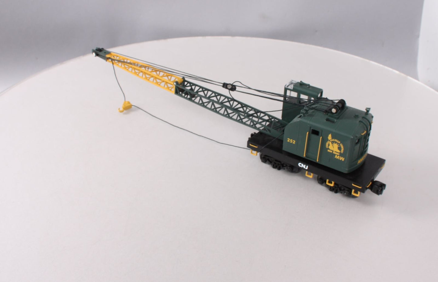 MTH 30-79285 O Jersey Central American Crane Car LN/Box