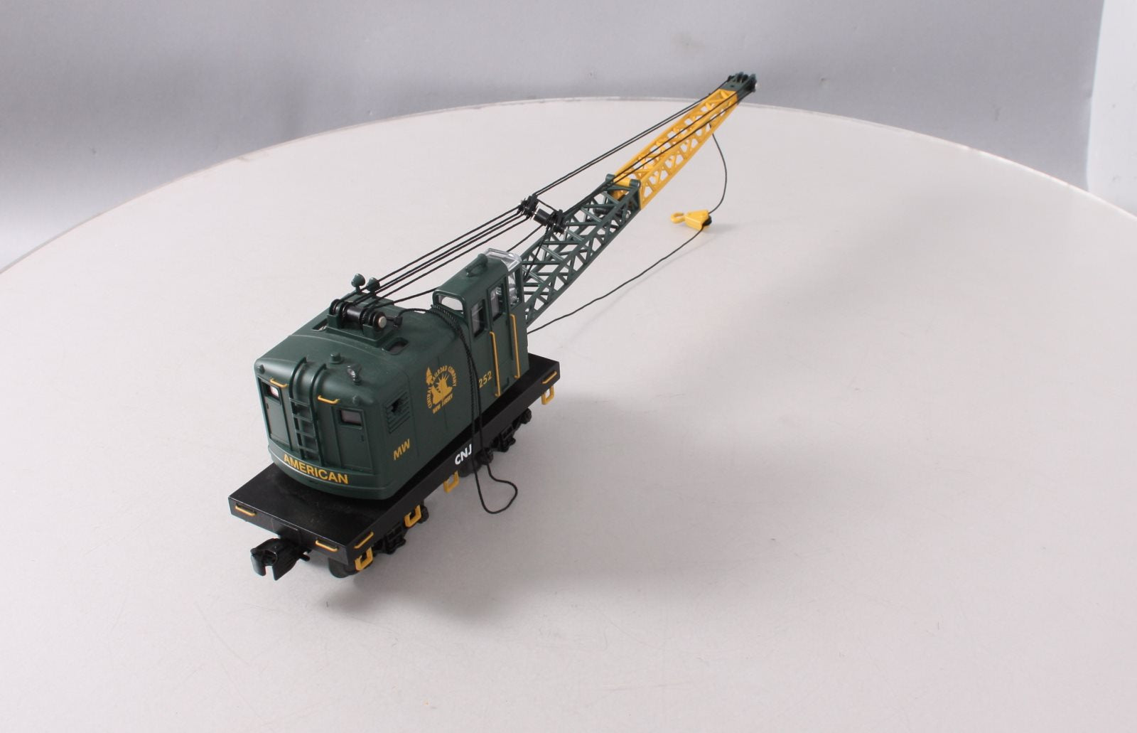 MTH 30-79285 O Jersey Central American Crane Car LN/Box