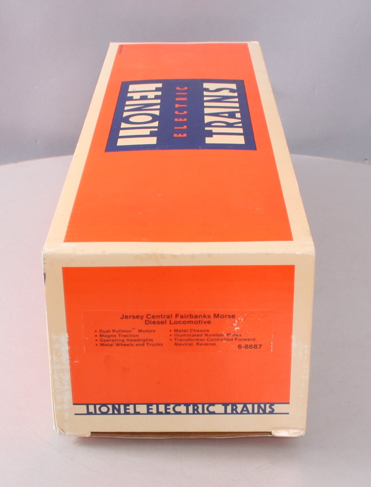 Lionel 6-8687 O Gauge Jersey Central FM Trainmaster Diesel Locomotive #8687 EX/Box