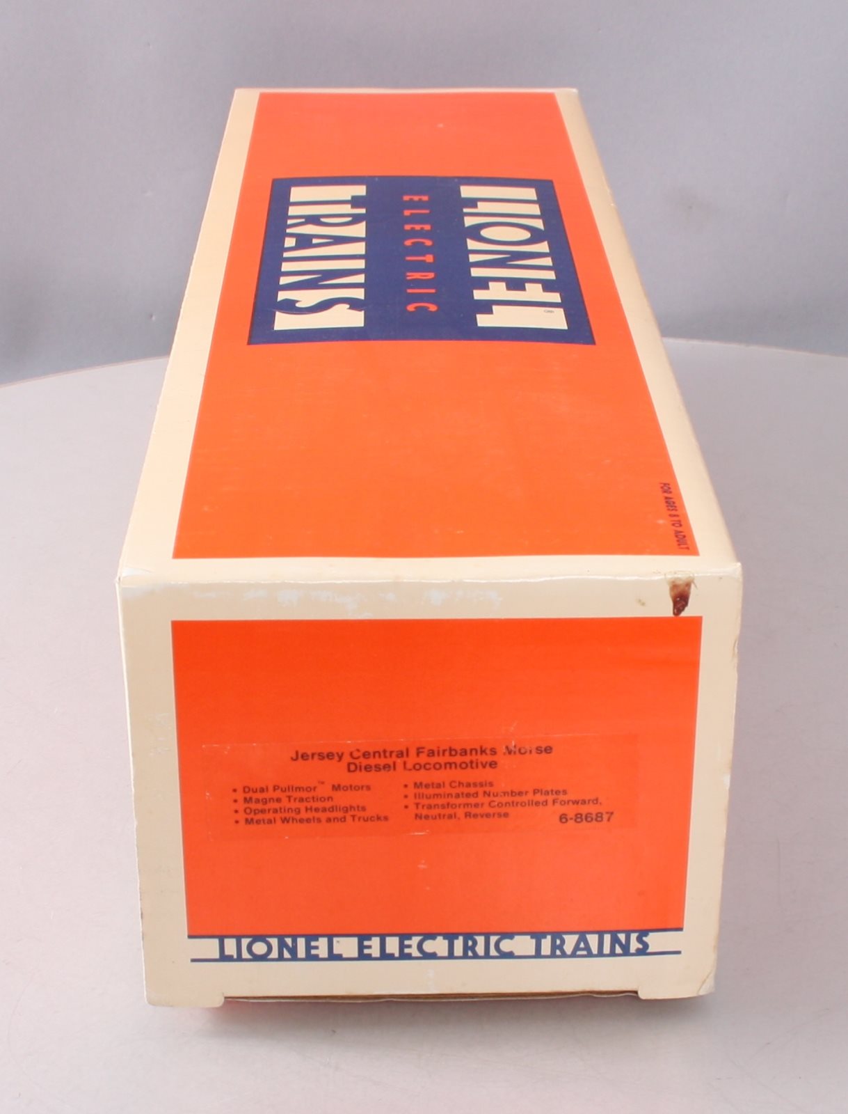 Lionel 6-8687 O Gauge Jersey Central FM Trainmaster Diesel Locomotive #8687 EX/Box