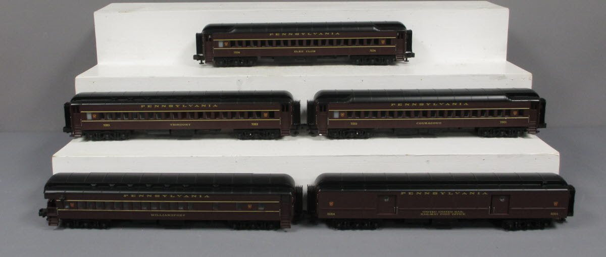 MTH 20-4025 O Gauge Pennsylvania 70' Madison Passenger 5-Car Set LN/Box