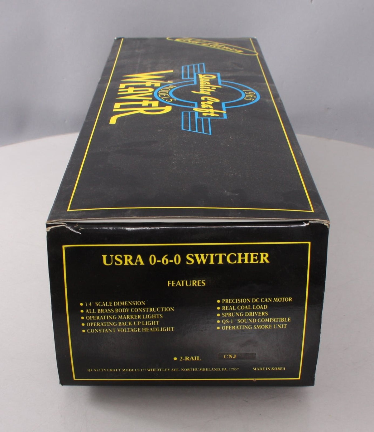 Weaver CNJ USRA 0-6-0 Diesel Switcher #104 LN/Box