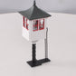 Weaver G1954B BRASS O Light Grey Red Trim Lattice-Post Watchman's Tower