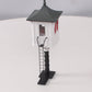 Weaver G1954B BRASS O Light Grey Red Trim Lattice-Post Watchman's Tower