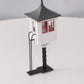 Weaver G1954B BRASS O Light Grey Red Trim Lattice-Post Watchman's Tower