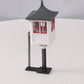 Weaver G1954B BRASS O Light Grey Red Trim Lattice-Post Watchman's Tower