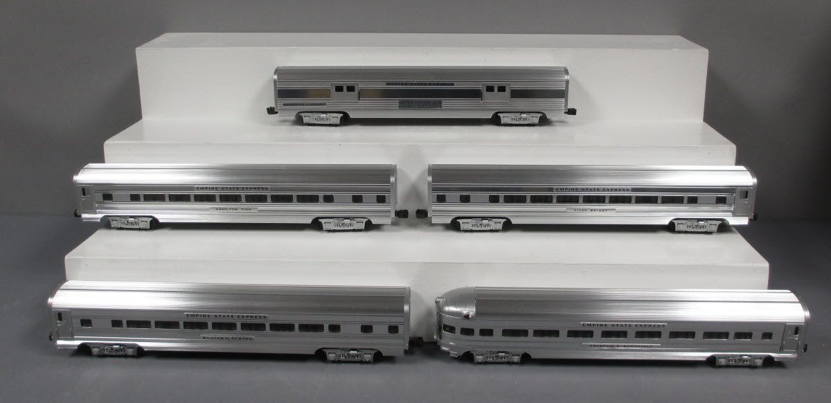 MTH 20-6504 O New York Central 70' Aluminum Passenger Car Set (Set of 5) LN/Box