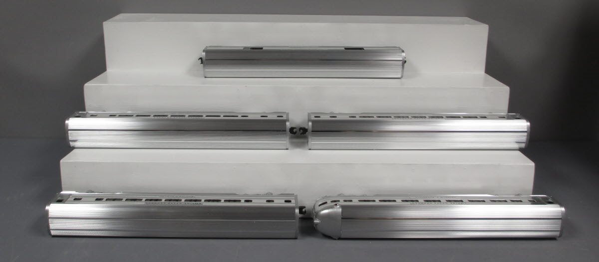 MTH 20-6504 O New York Central 70' Aluminum Passenger Car Set (Set of 5) LN/Box