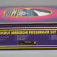 MTH 20-4010 O Gauge Lehigh Valley Premier 70' Madison Passenger 5-Car Set LN/Box