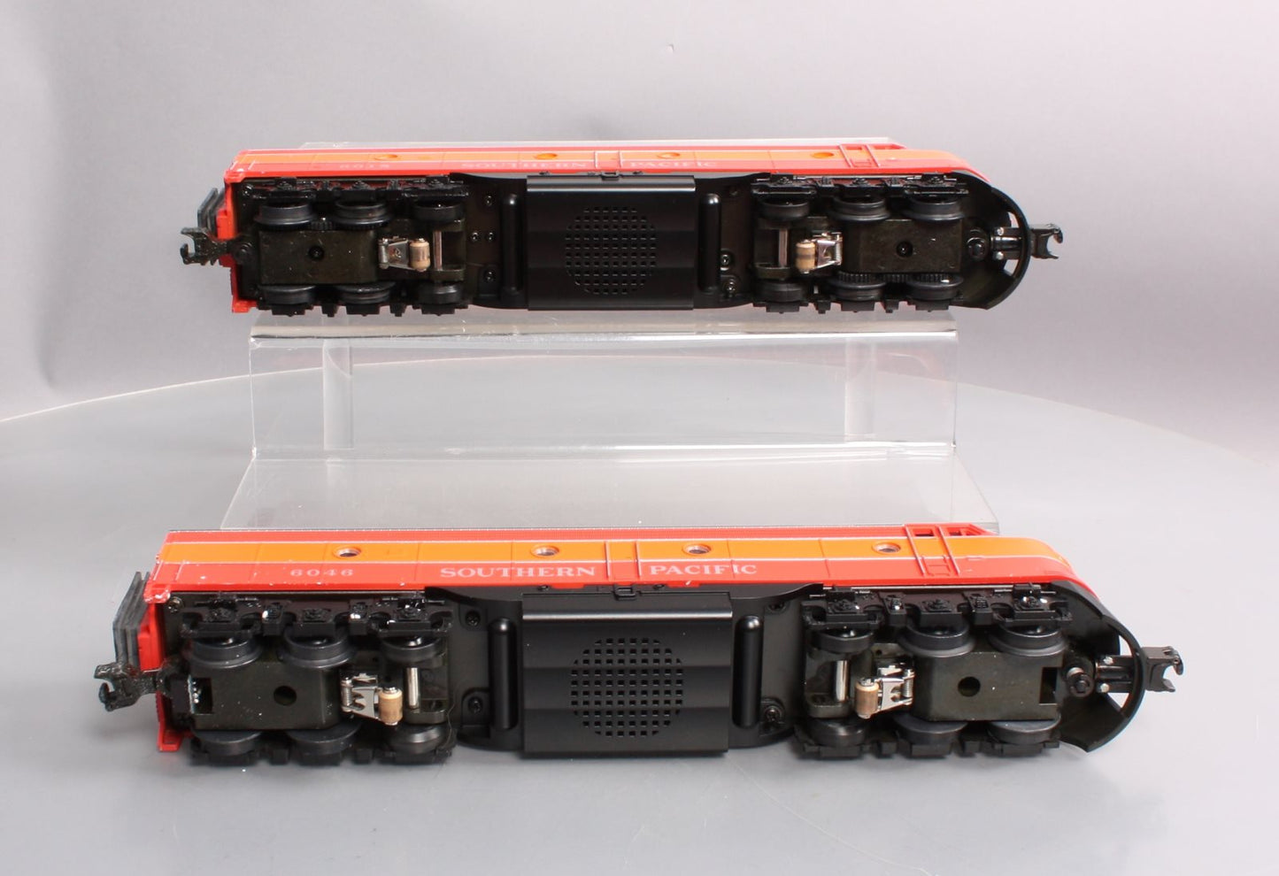 MTH 30-2141-1 Southern Pacific E8 AA Diesel Engine Set  w/PS1 #6018/6046 LN/Box