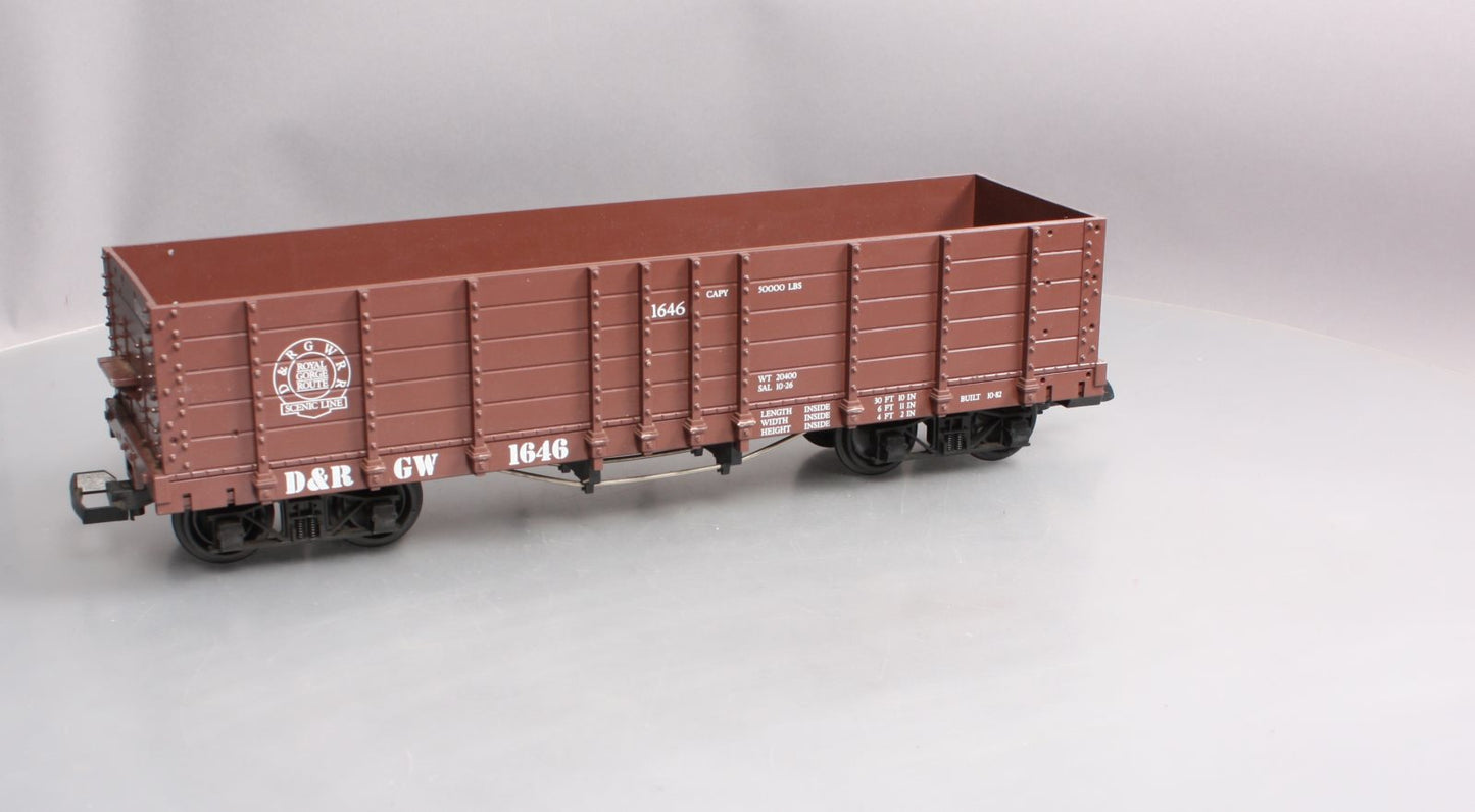 LGB 4073 G Scale D&RGW High Side Gondola #1646 LN/Box