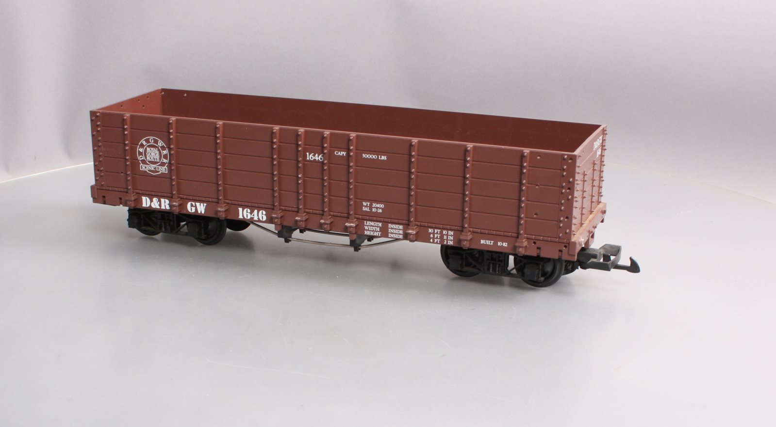 LGB 4073 G Scale D&RGW High Side Gondola #1646 LN/Box