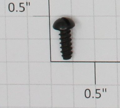 Lionel 8142-56 #6 x 5/16" Black Slotted Round Head Self Tapping Screw