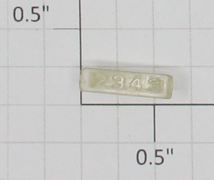 Lionel 2343-10 Left Hand Clear Raised Number Marker Lens/Number Board