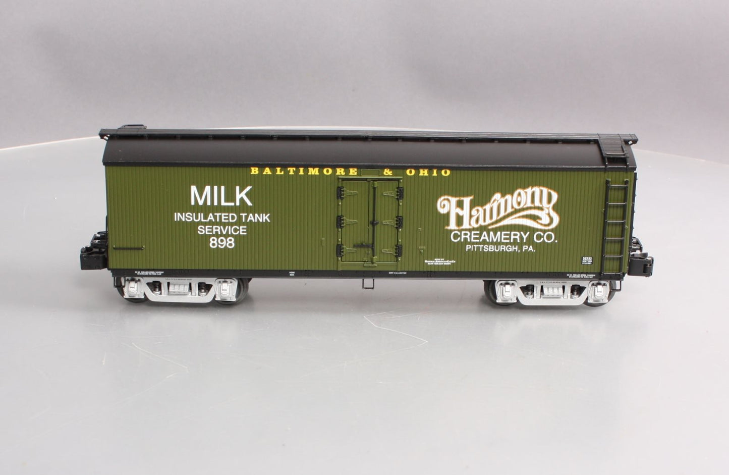 Lionel 6-52333 O Gauge Harmony Milk Car TCA 50th Anniversary w/Lou Redman Figure LN/Box