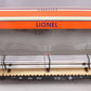 Lionel 6-27837 O Boston & Maine Bulkhead Flatcar w/Pipe Load #5321