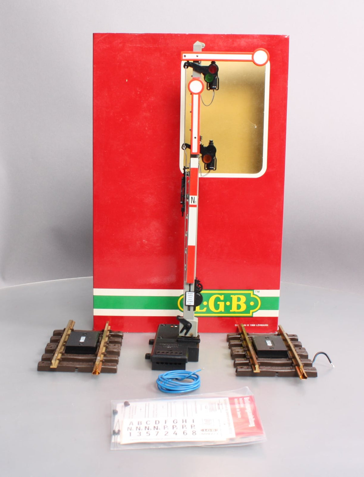 LGB 5094 G Scale Home Stop Signal with 2 Arms EX/Box