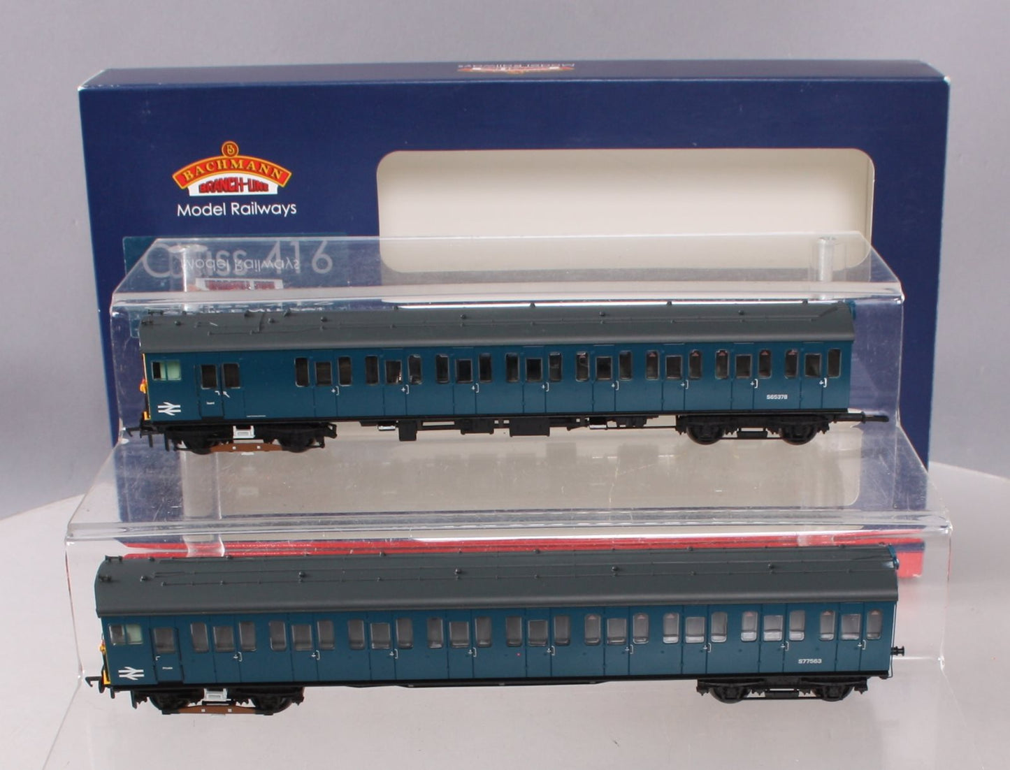 Bachmann 31-375 OO Scale BR Blue Class 416 EMU 2 Car Set LN/Box