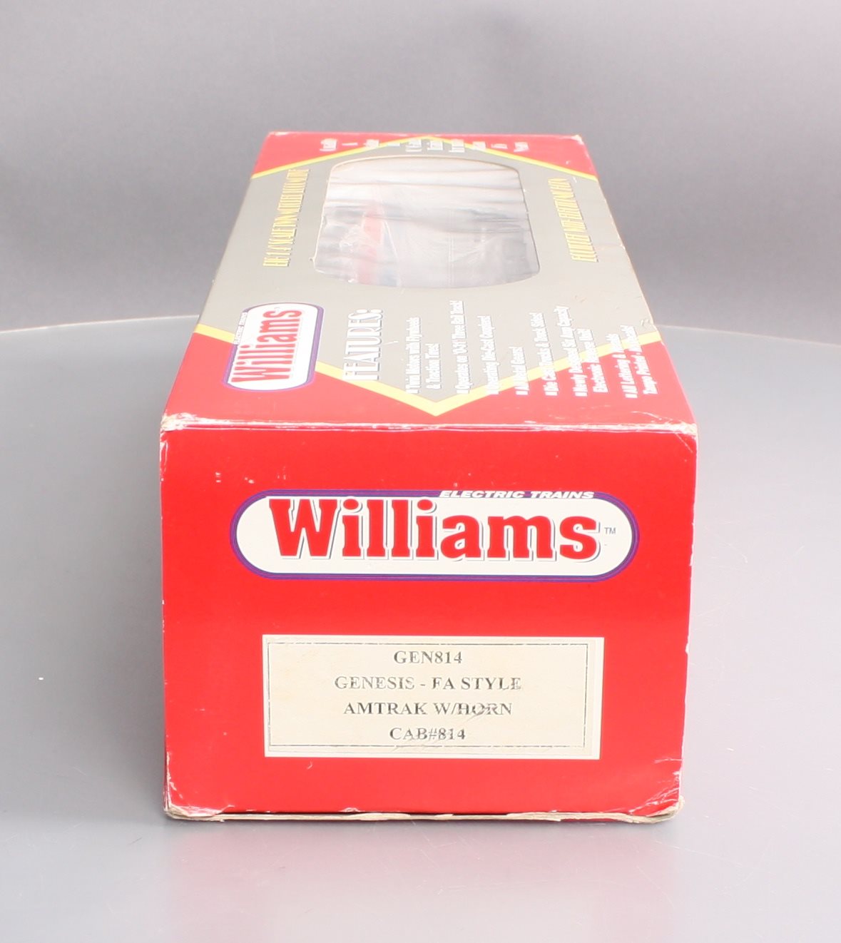 Williams GEN814 O Gauge Amtrak Genesis Powered Unit w/Horn EX/Box
