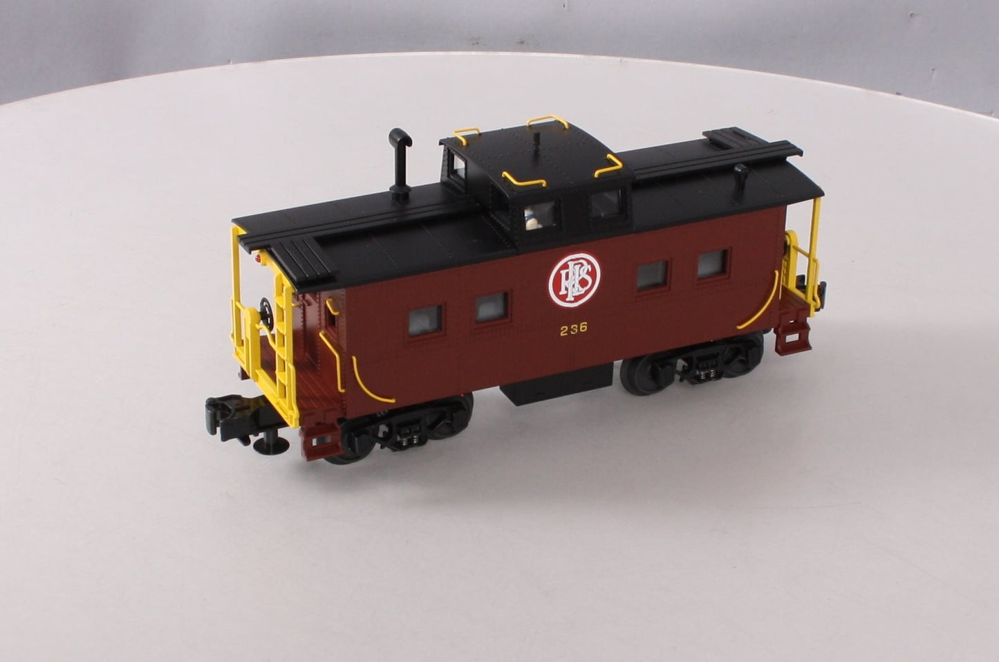 MTH 30-7776 O Pennsylvania Reading Seashore Steel Caboose #236 LN/Box