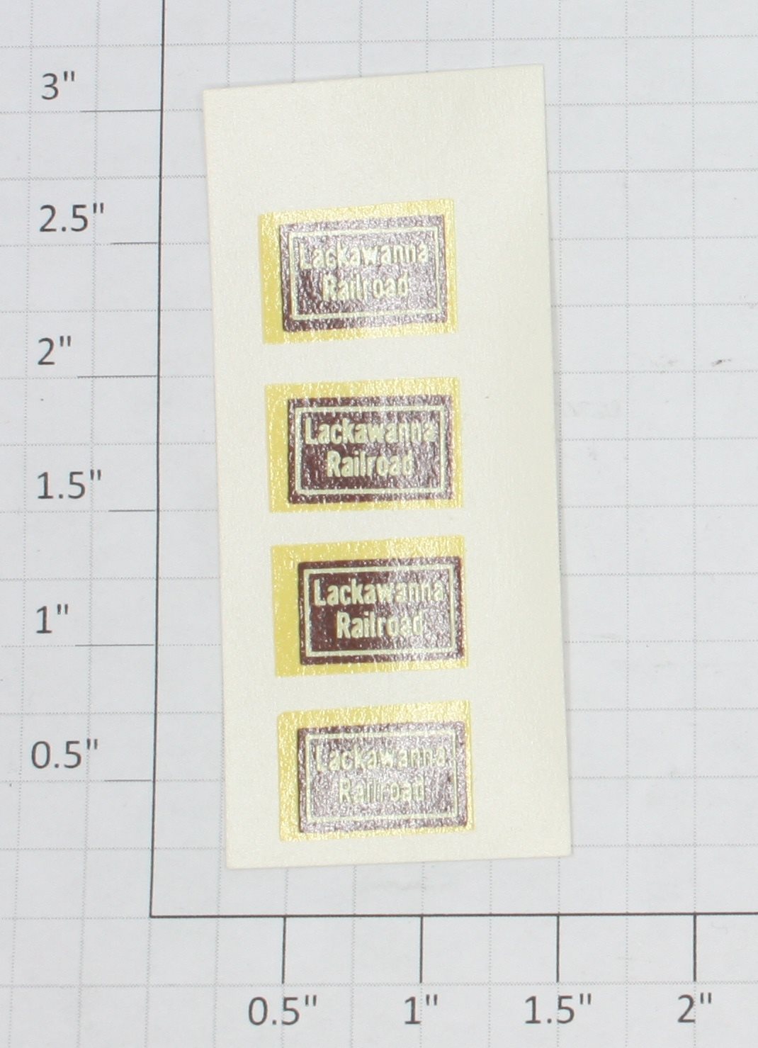 Lionel 2321-15 Lackawanna Railroad Decal Sheet (Set of 4)
