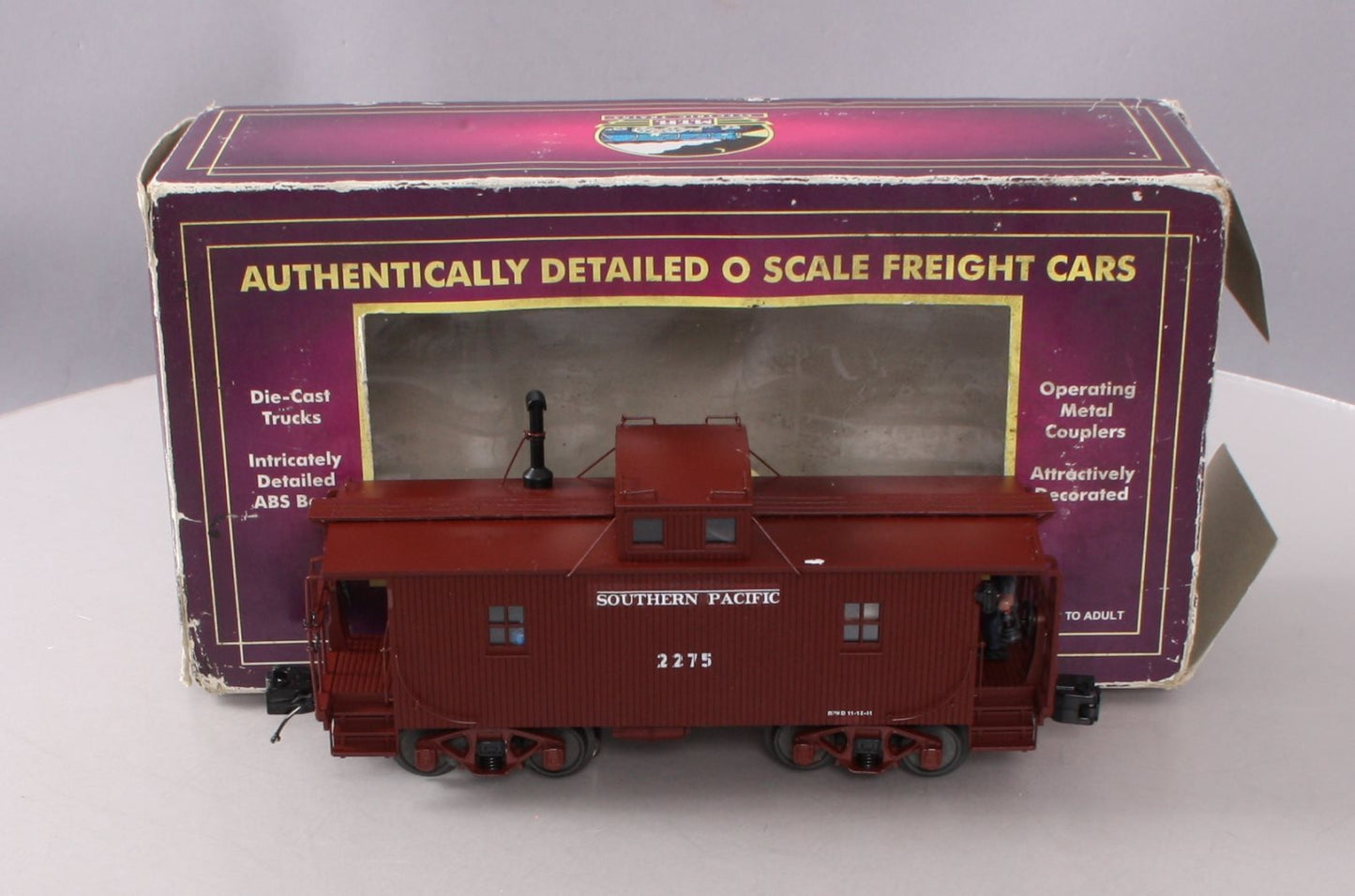 MTH 20-91253 O Union Pacific N-6b Caboose w/Operating Signal Man #2275
