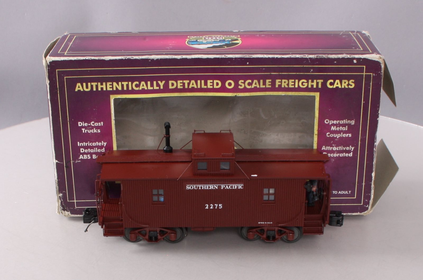 MTH 20-91253 O Union Pacific N-6b Caboose w/Operating Signal Man #2275