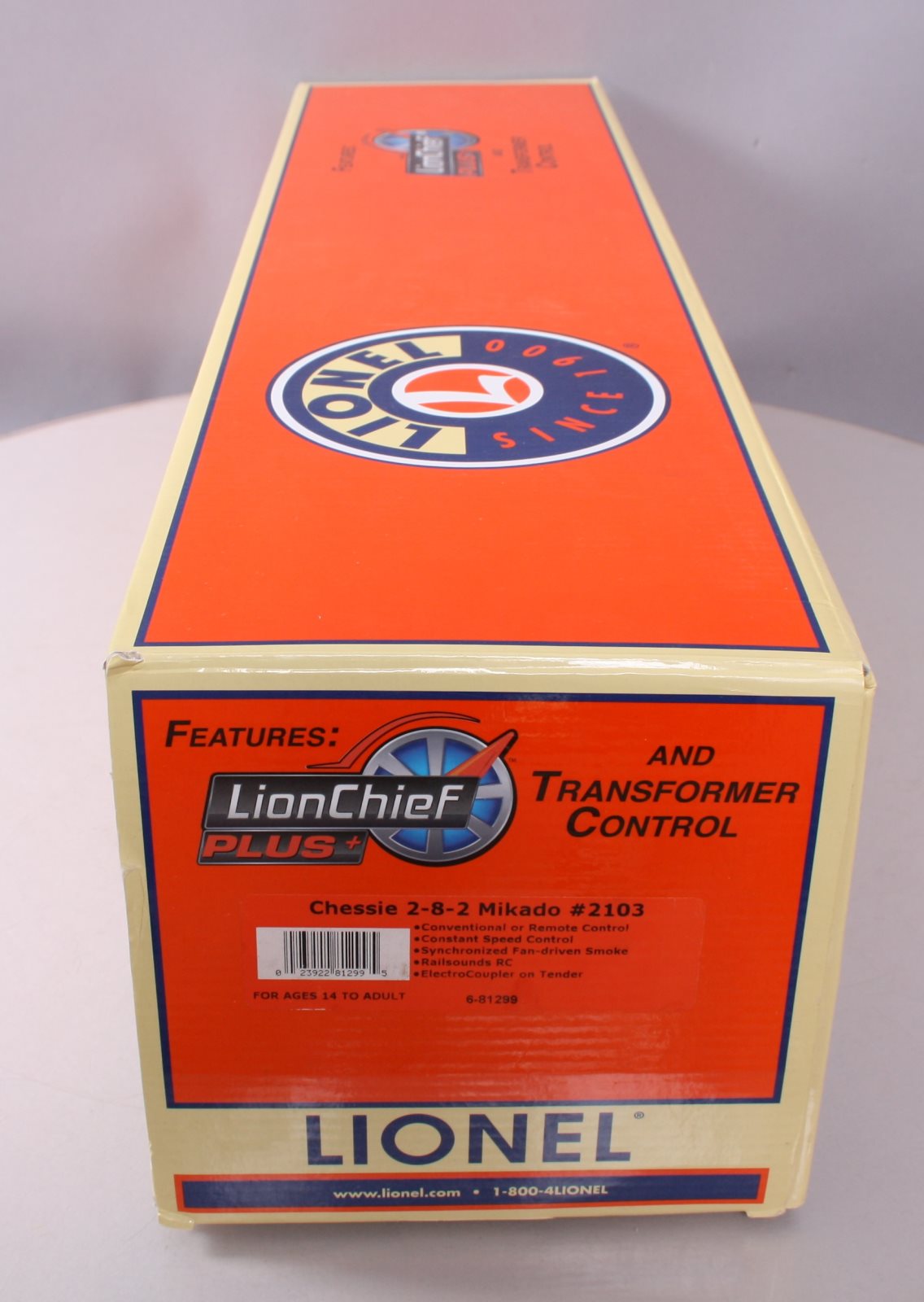 Lionel 6-81299 Chessie LionChief Plus 2-8-2 Mikado Steam Loco & Tender #2103