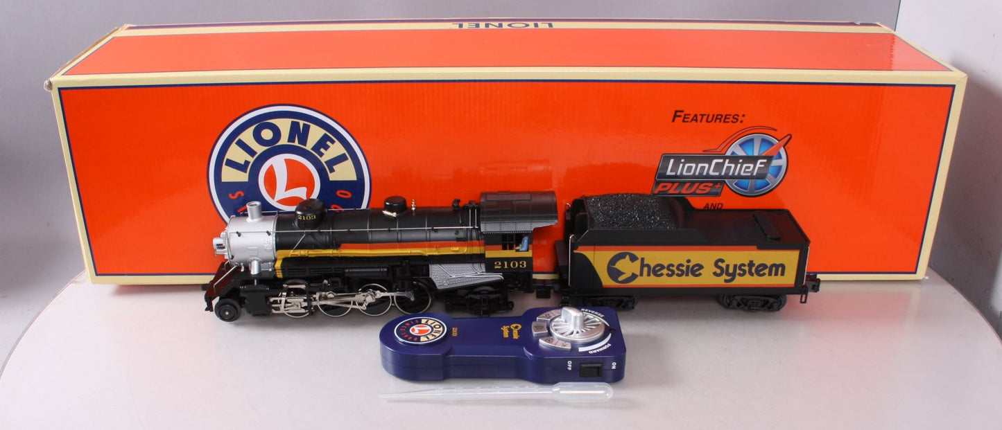 Lionel 6-81299 Chessie LionChief Plus 2-8-2 Mikado Steam Loco & Tender #2103