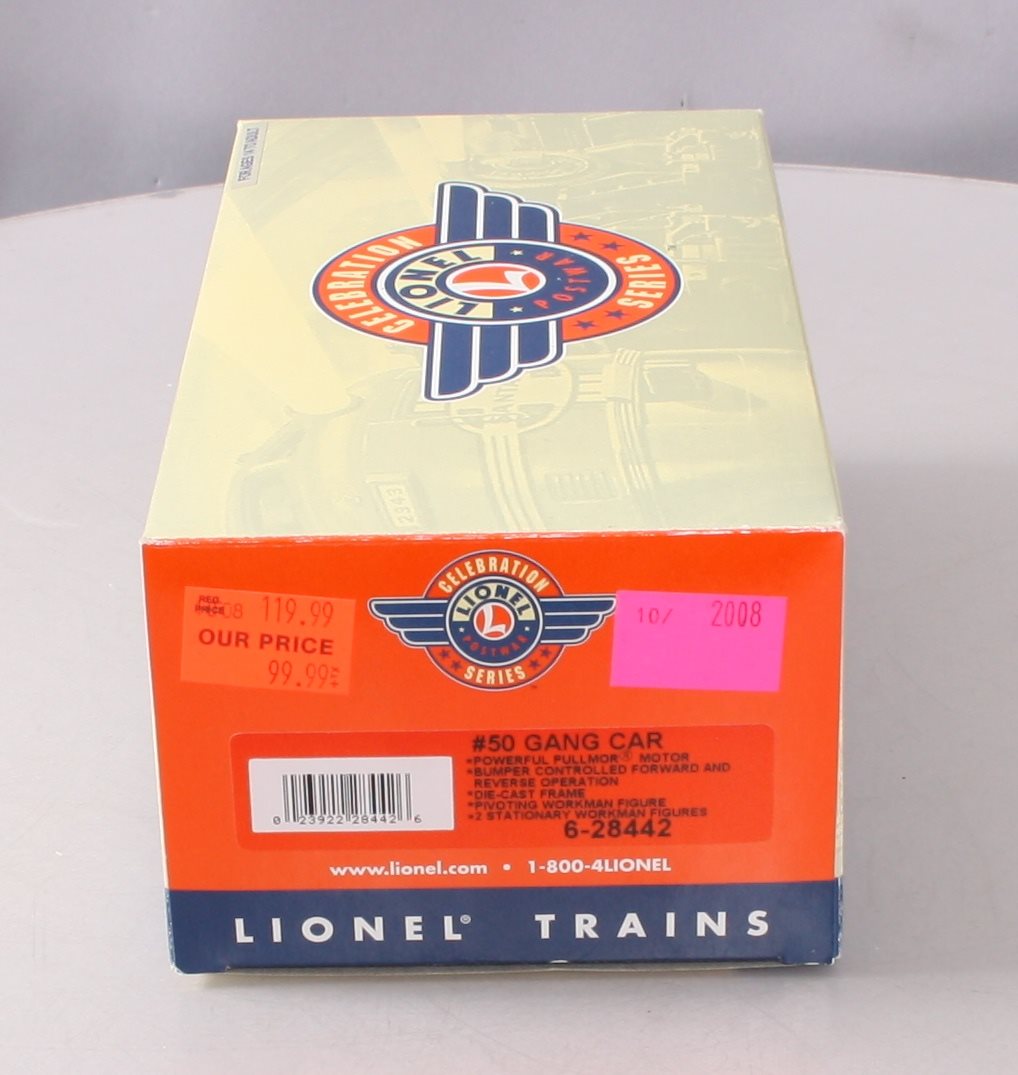 Lionel 6-28442 O Gauge PWC #50 Gang Car LN/Box