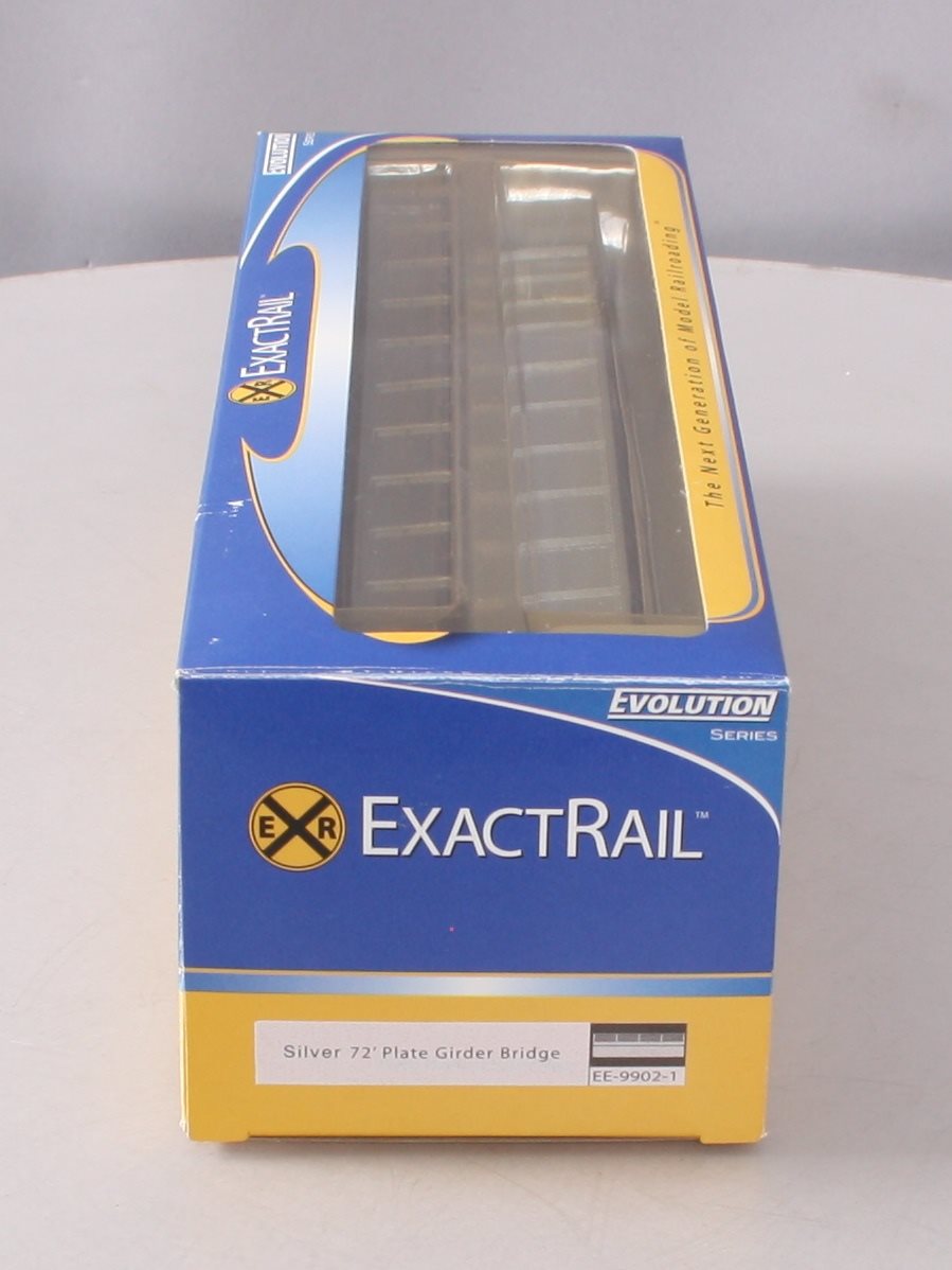 Exact Rail EE-9902-1 HO Silver 72' Plate Grider Bridge