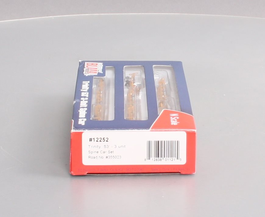 BLMA Models 12252 N Scale Trinity 53' 3 Unit Spine Car Set EX/Box