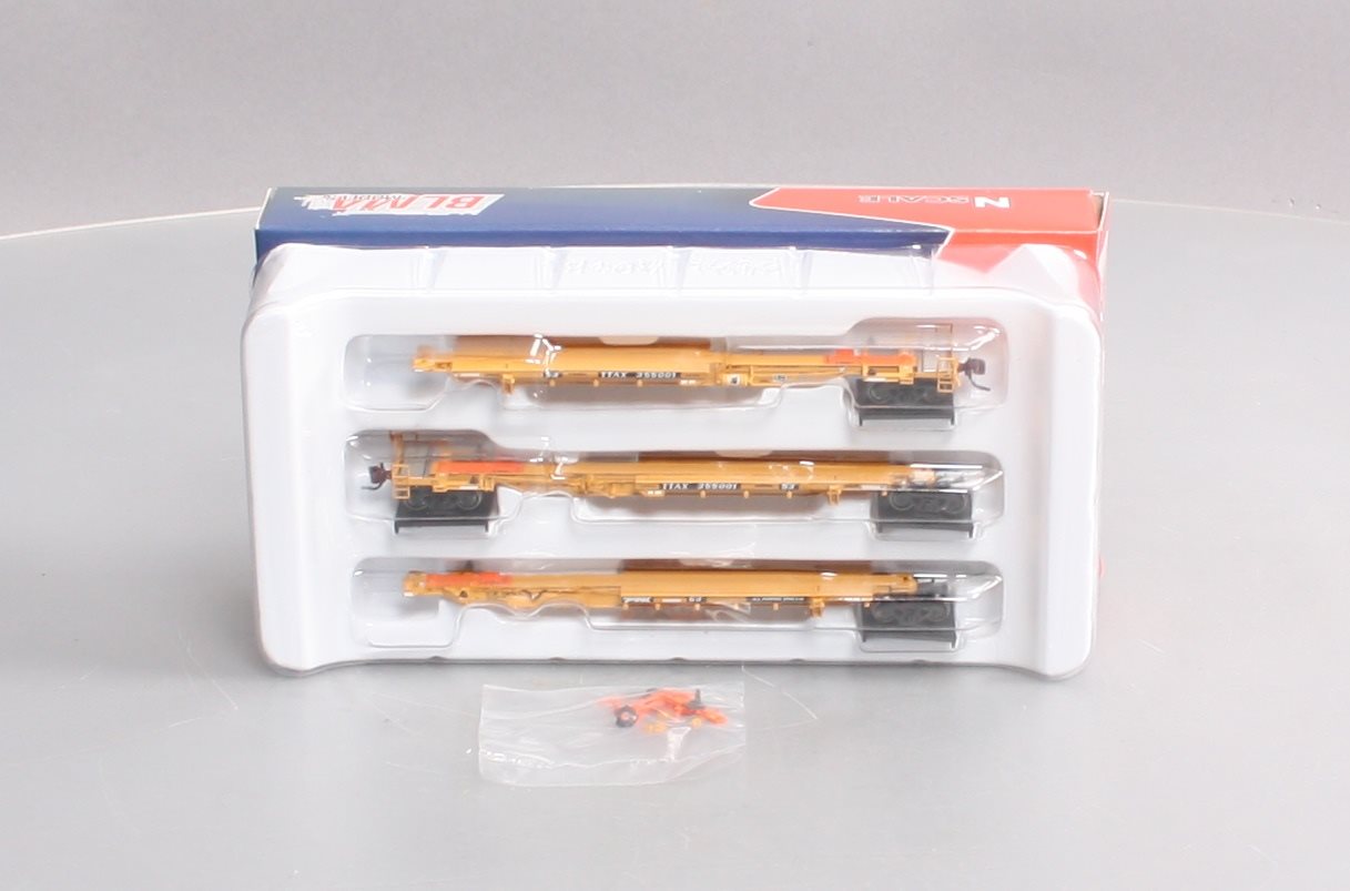 BLMA Models 12251 N Scale Trinity 53' Spine Cars (Set of 3) EX/Box