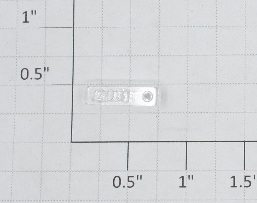 Lionel 2031-10 Left Hand Clear Raised Number Marker Lens/Number Board