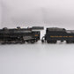 MTH 20-3075-1 O Gauge B&O USRA 2-8-2 Steam Locomotive w/Tender w/PS2 #4500 LN/Box