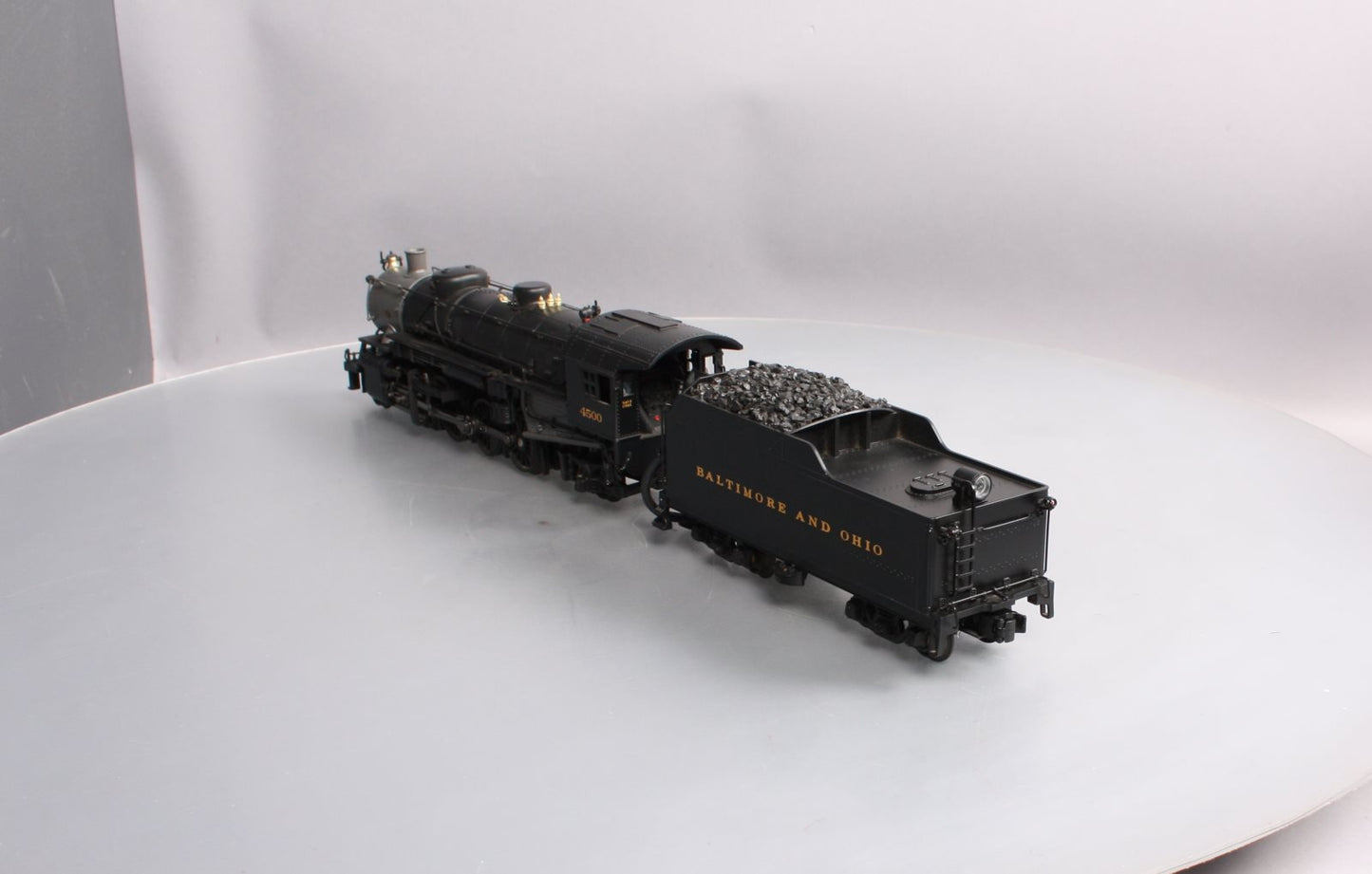 MTH 20-3075-1 O Gauge B&O USRA 2-8-2 Steam Locomotive w/Tender w/PS2 #4500 LN/Box