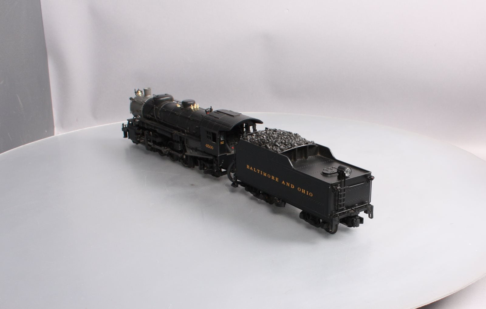 MTH 20-3075-1 O Gauge B&O USRA 2-8-2 Steam Locomotive w/Tender w/PS2 #4500 LN/Box