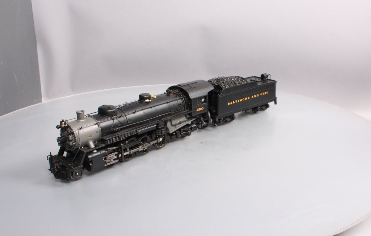 MTH 20-3075-1 O Gauge B&O USRA 2-8-2 Steam Locomotive w/Tender w/PS2 #4500 LN/Box