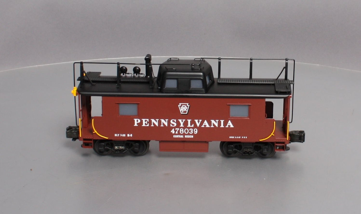 Lionel 6-51702 O Gauge BRASS Pennsylvania N-8 Smoking Caboose #478039 NIB