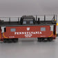 Lionel 6-51702 O Gauge BRASS Pennsylvania N-8 Smoking Caboose #478039 NIB