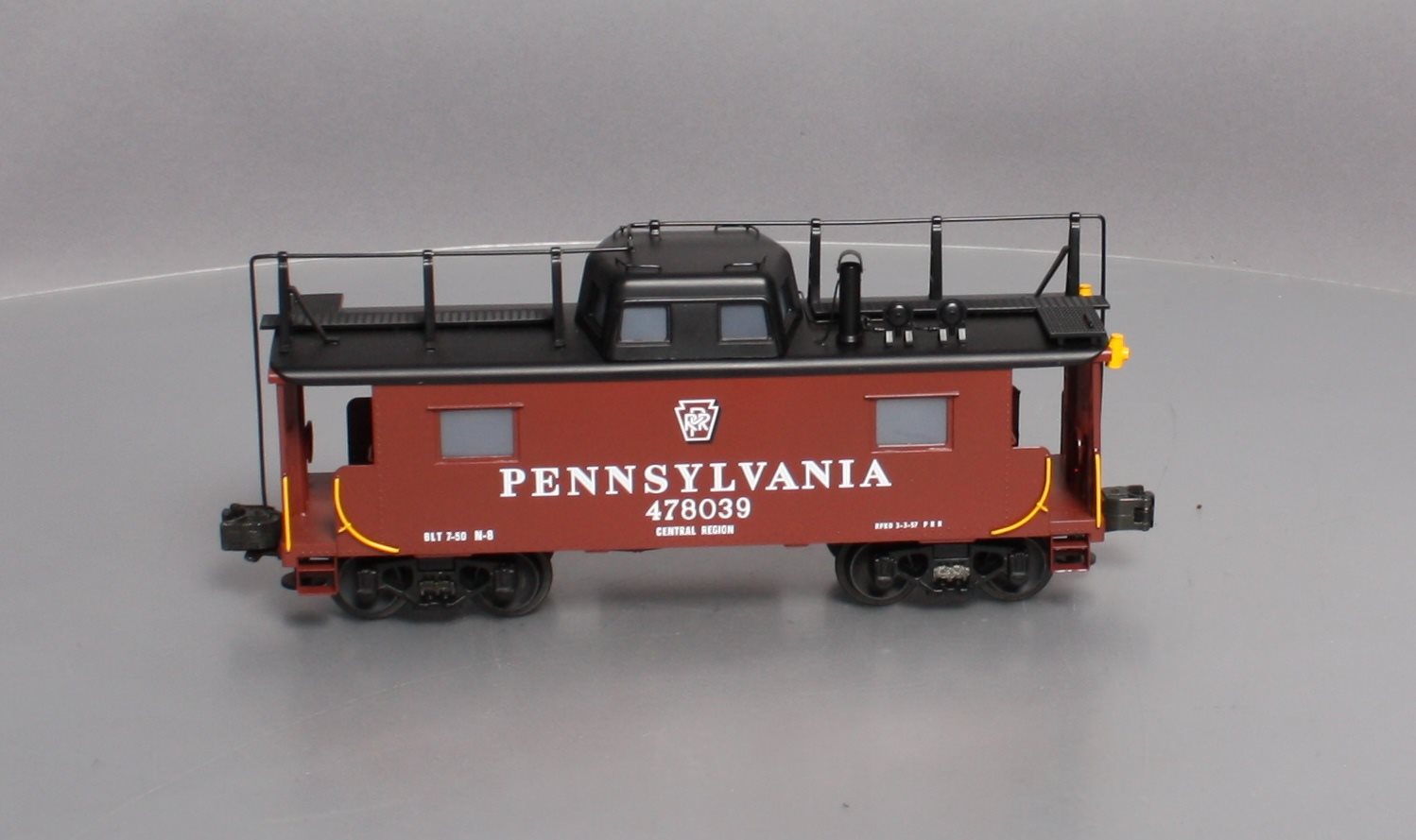 Lionel 6-51702 O Gauge BRASS Pennsylvania N-8 Smoking Caboose #478039 NIB