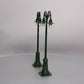 MTH 10-1095 Standard Gauge Dark Green #67 Lamp Post Set (Pack of 2) LN/Box