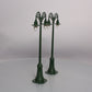 MTH 10-1095 Standard Gauge Dark Green #67 Lamp Post Set (Pack of 2) LN/Box