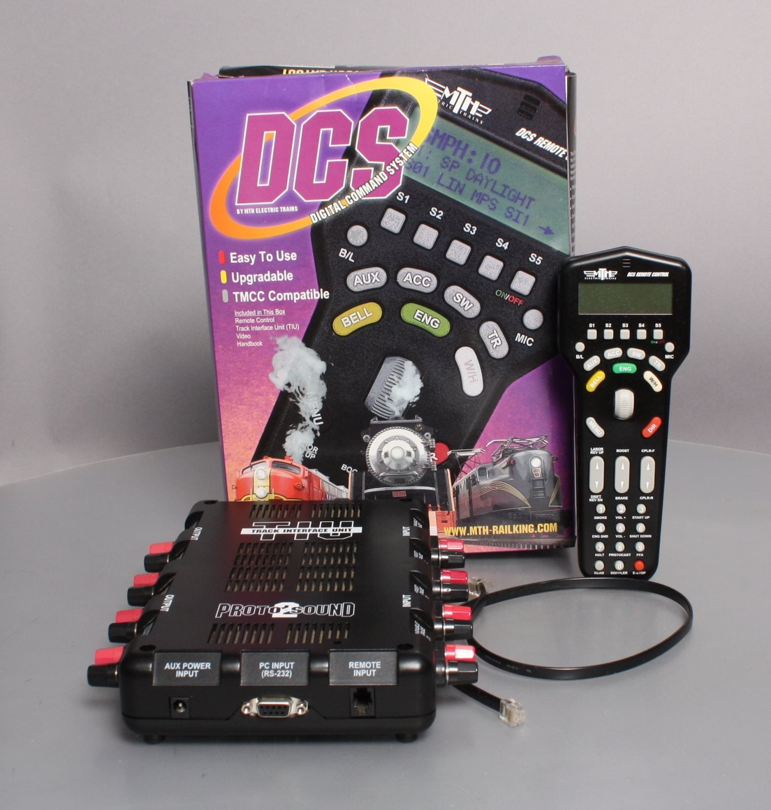 MTH 50-1001 O DCS Remote Control and DCS TIU Set LN/Box