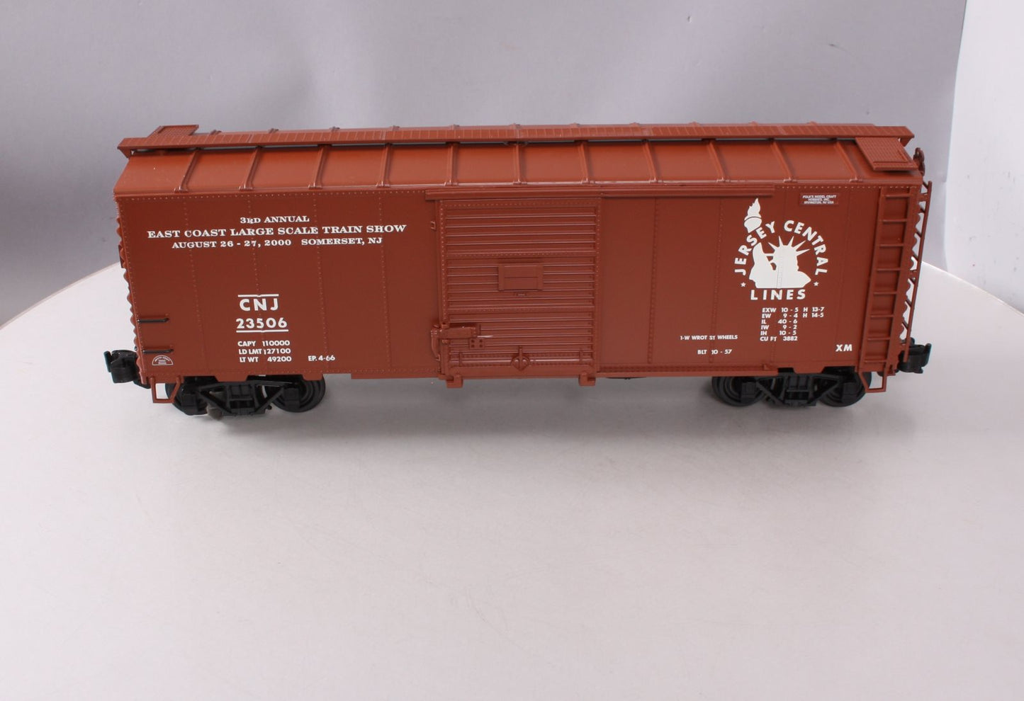 Aristo-Craft 46093 Central Of New Jersey Box Car #23506 LN/Box