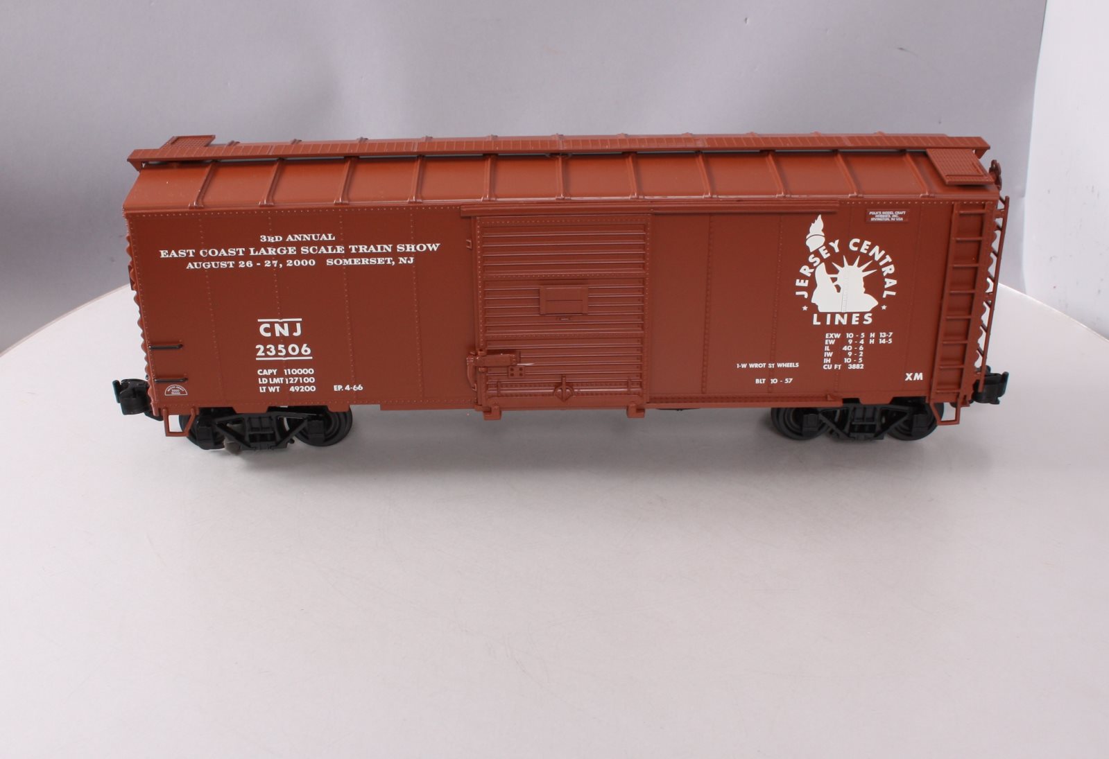 Aristo-Craft 46093 Central Of New Jersey Box Car #23506 LN/Box