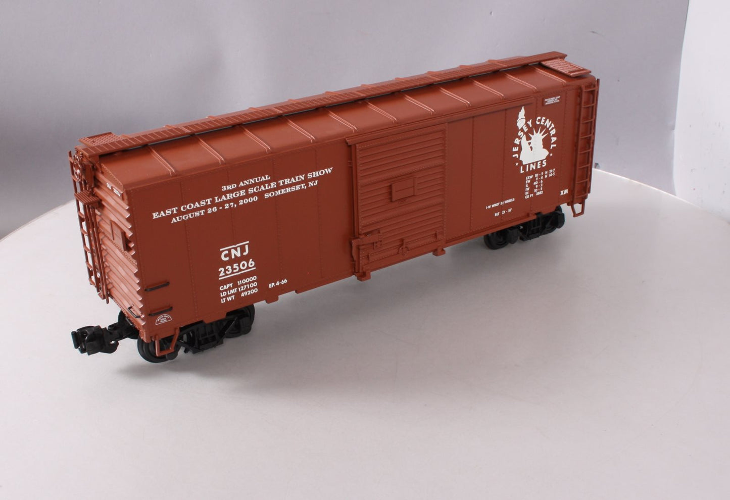 Aristo-Craft 46093 Central Of New Jersey Box Car #23506 LN/Box