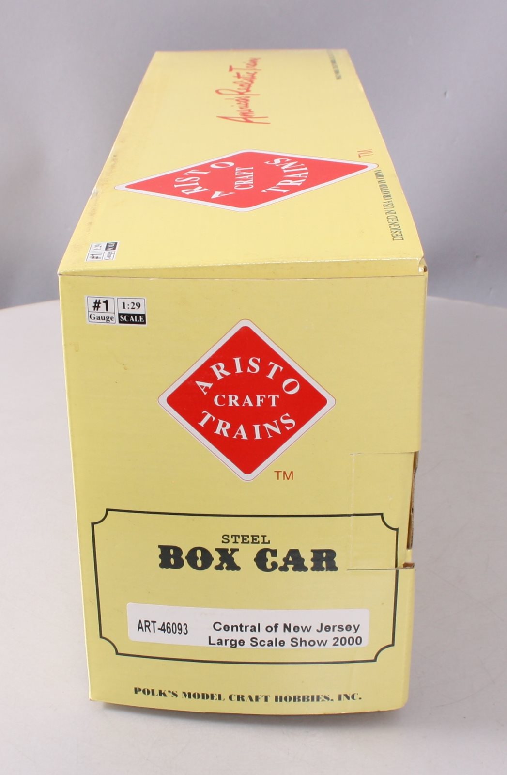 Aristo-Craft 46093 Central Of New Jersey Box Car #23506 LN/Box