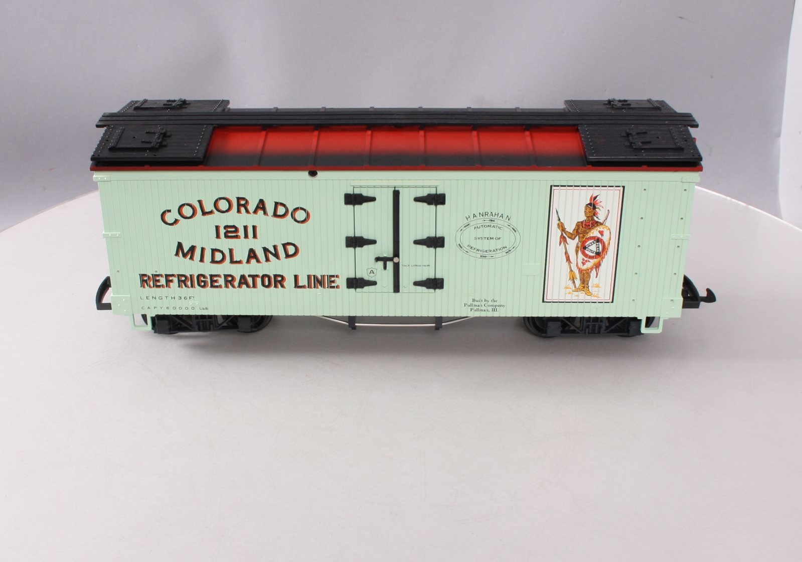 LGB 4072-P02 G Scale Colorado Midland Refrigerator Car #1211 LN/Box