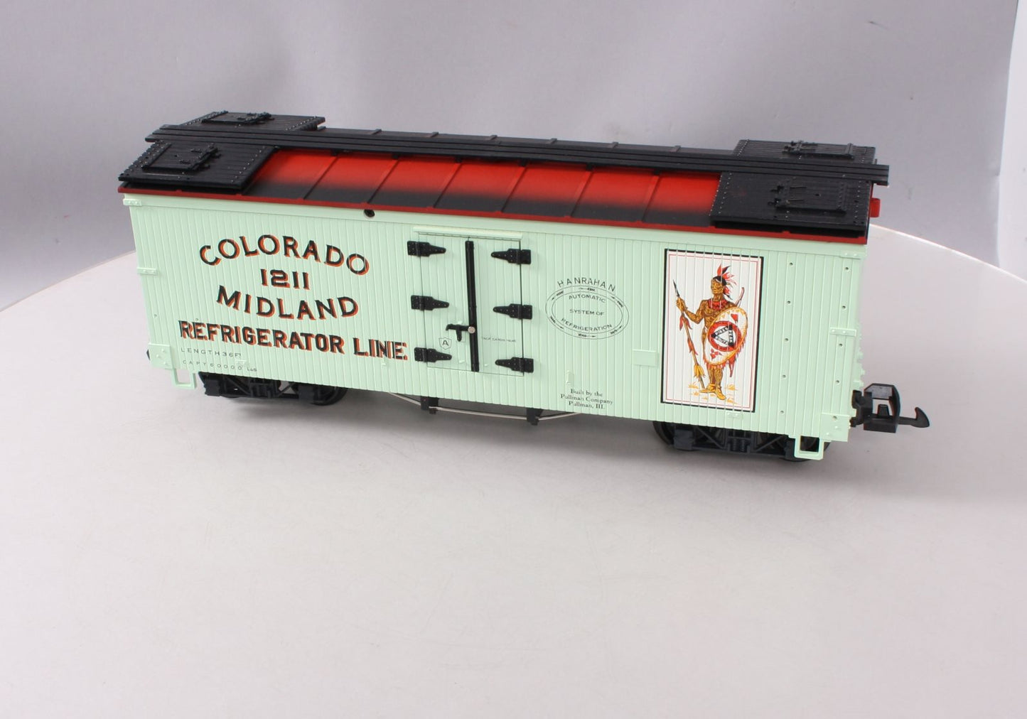 LGB 4072-P02 G Scale Colorado Midland Refrigerator Car LN/Box